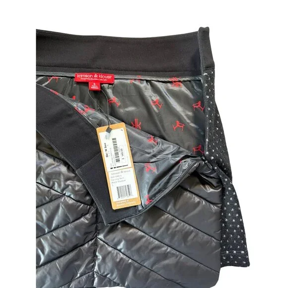 NWT Krimson Klover Carving Skirt W’s Small Black Insulated Ski Apres Nordic $149 - Picture 12 of 13
